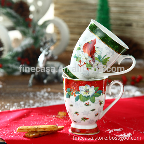 10OZ Christmas Fine New Bone China Mug christmas items